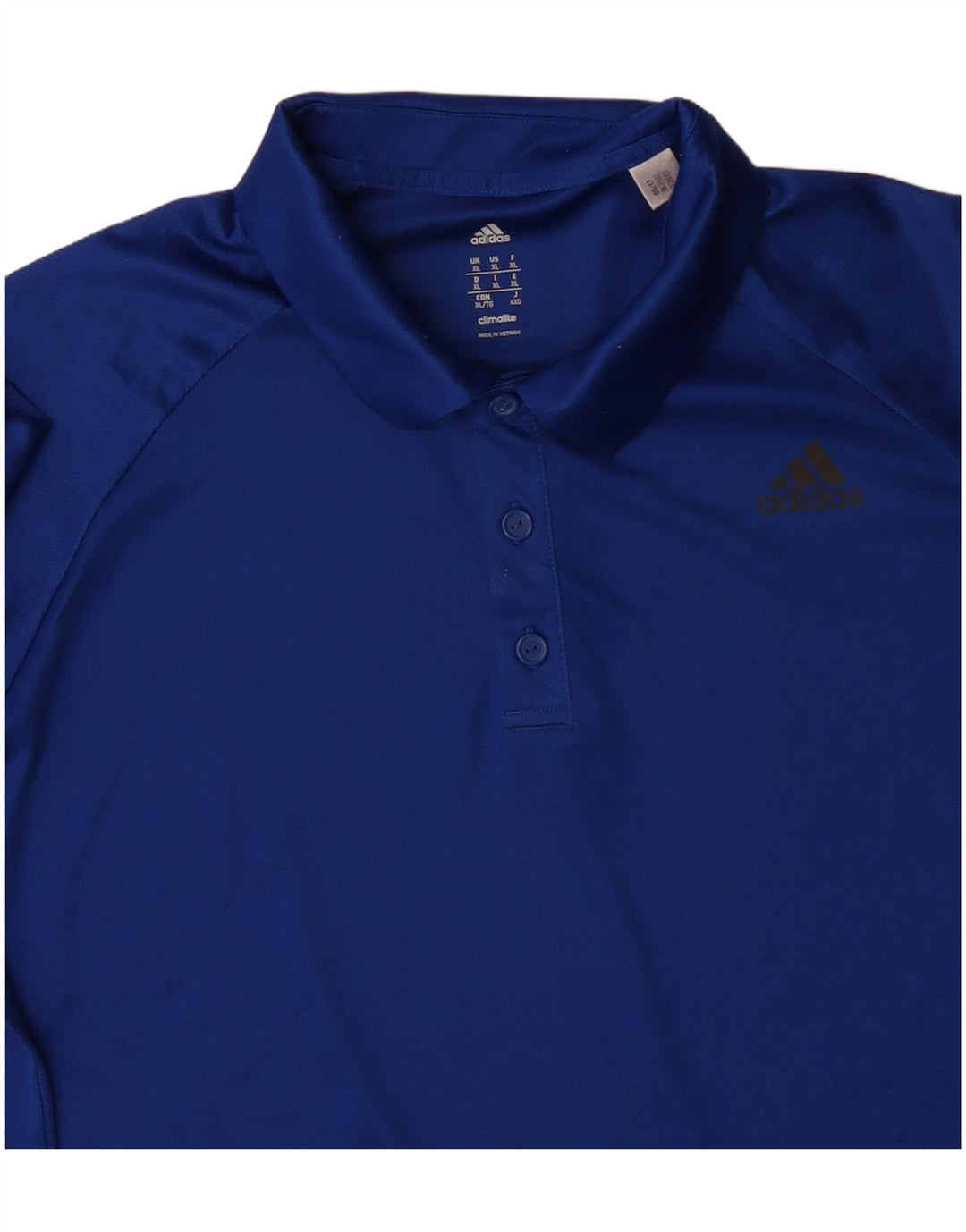 ADIDAS Mens Climalite Polo Shirt XL Blue Polyester