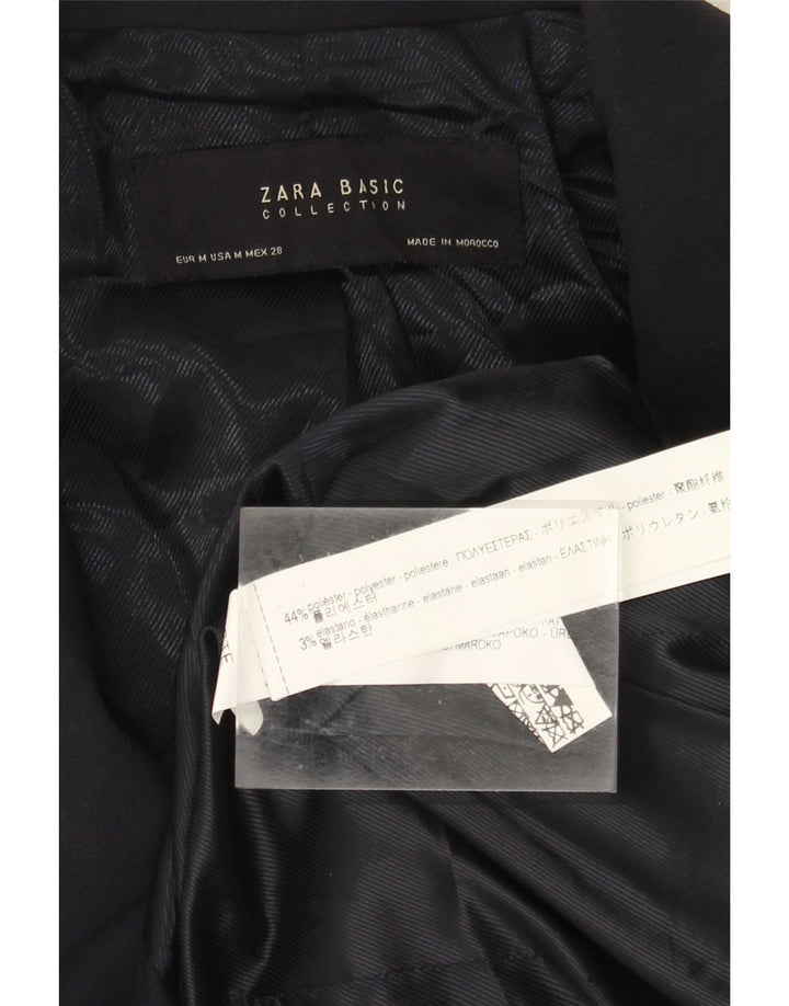 Jachetă pentru femei Zara, cu paragate dublu-breaste, UK 12 Medium Bleumarin