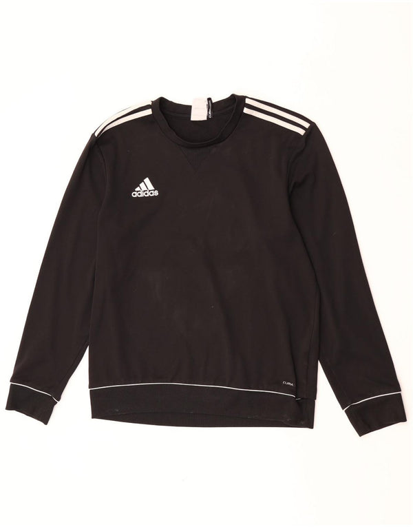 Pulover adidas Climalite pentru bărbați UK 40/42 Poliester mediu negru