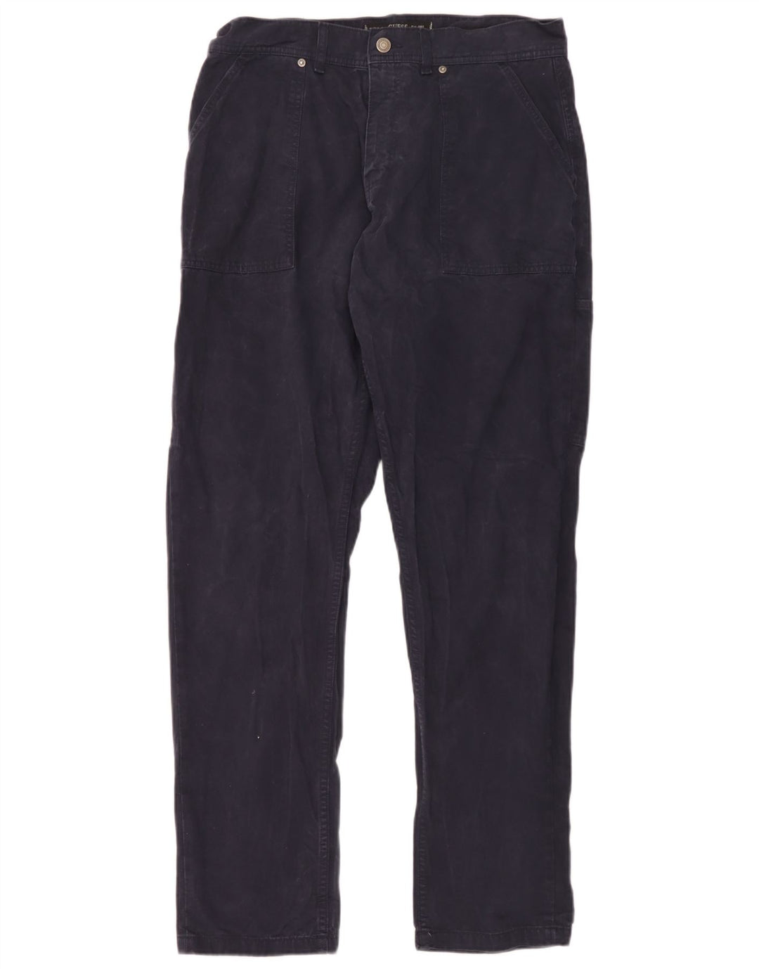 Pantaloni cargo drepti pentru bărbați Guess W32 L32 bleumarin