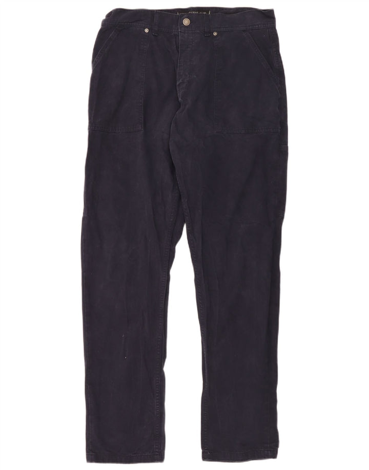Pantaloni cargo drepti pentru bărbați Guess W32 L32 bleumarin