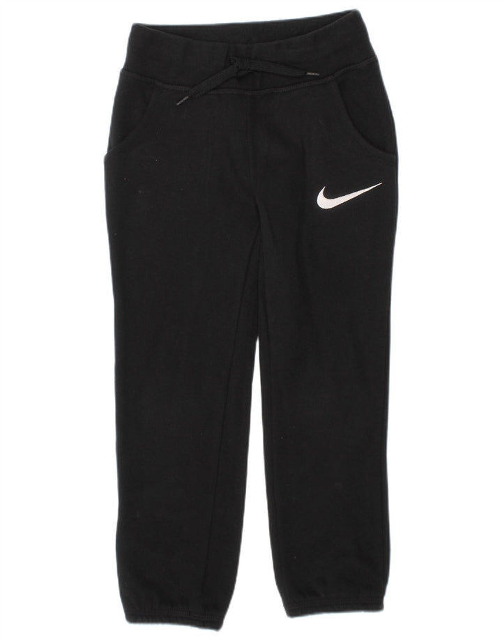 NIKE Fete Trening Pantaloni Joggeri 3-4 Ani XS Negru Bumbac