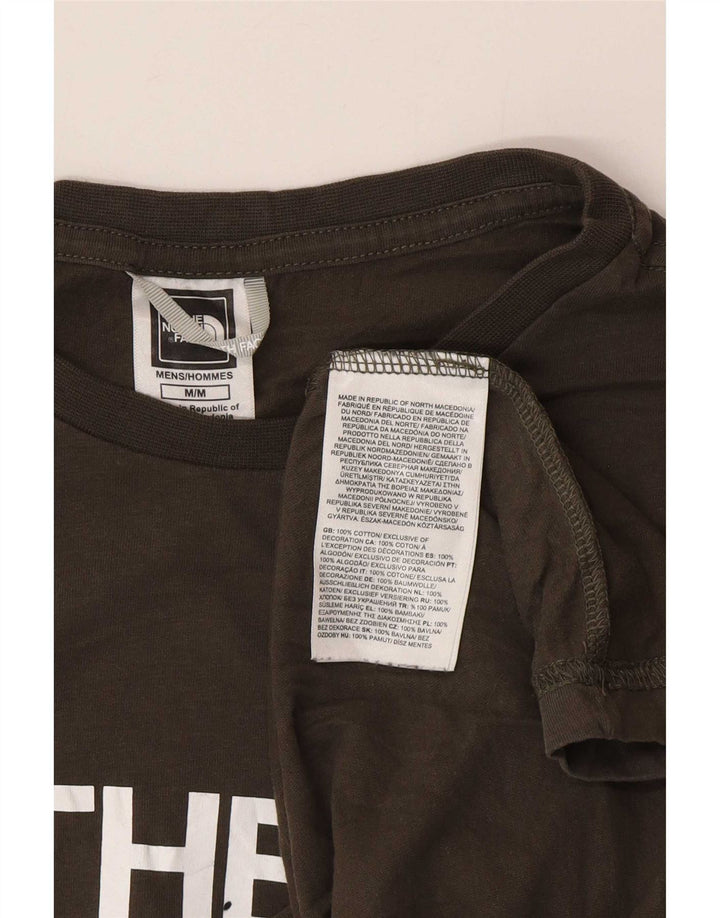 Tricou grafic pentru bărbați The North Face Top Medium Khaki Bumbac