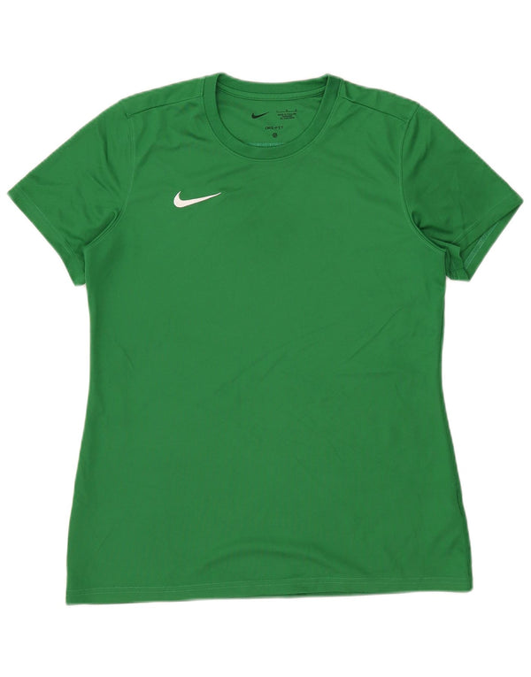 Tricou Nike Dri Fit pentru femei Top UK 14 Poliester verde mare