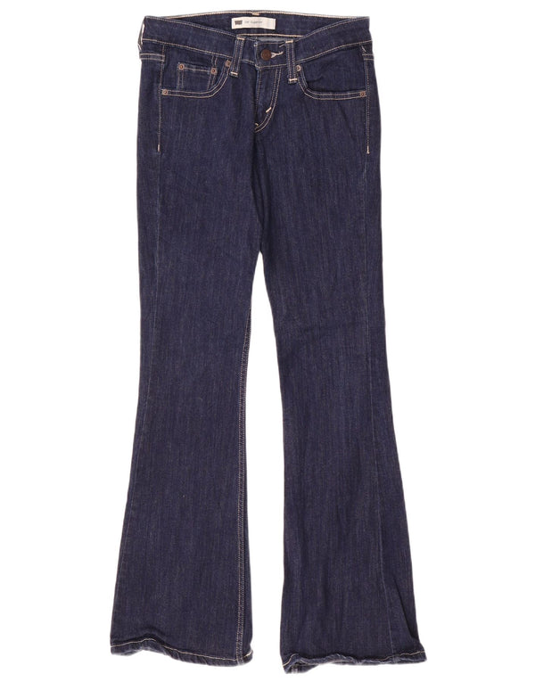 Blugi Levi's 518 Super Low Bootcut pentru femei US 1 XS W28 L32 Bumbac bleumarin