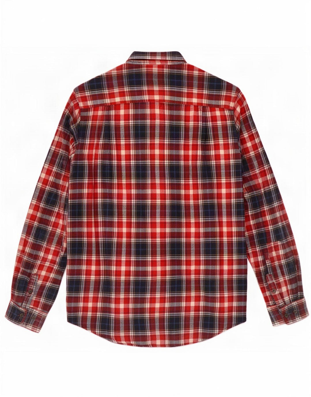 Cămașă de flanel pentru bărbați Superdry XL, bumbac cu carouri roșii