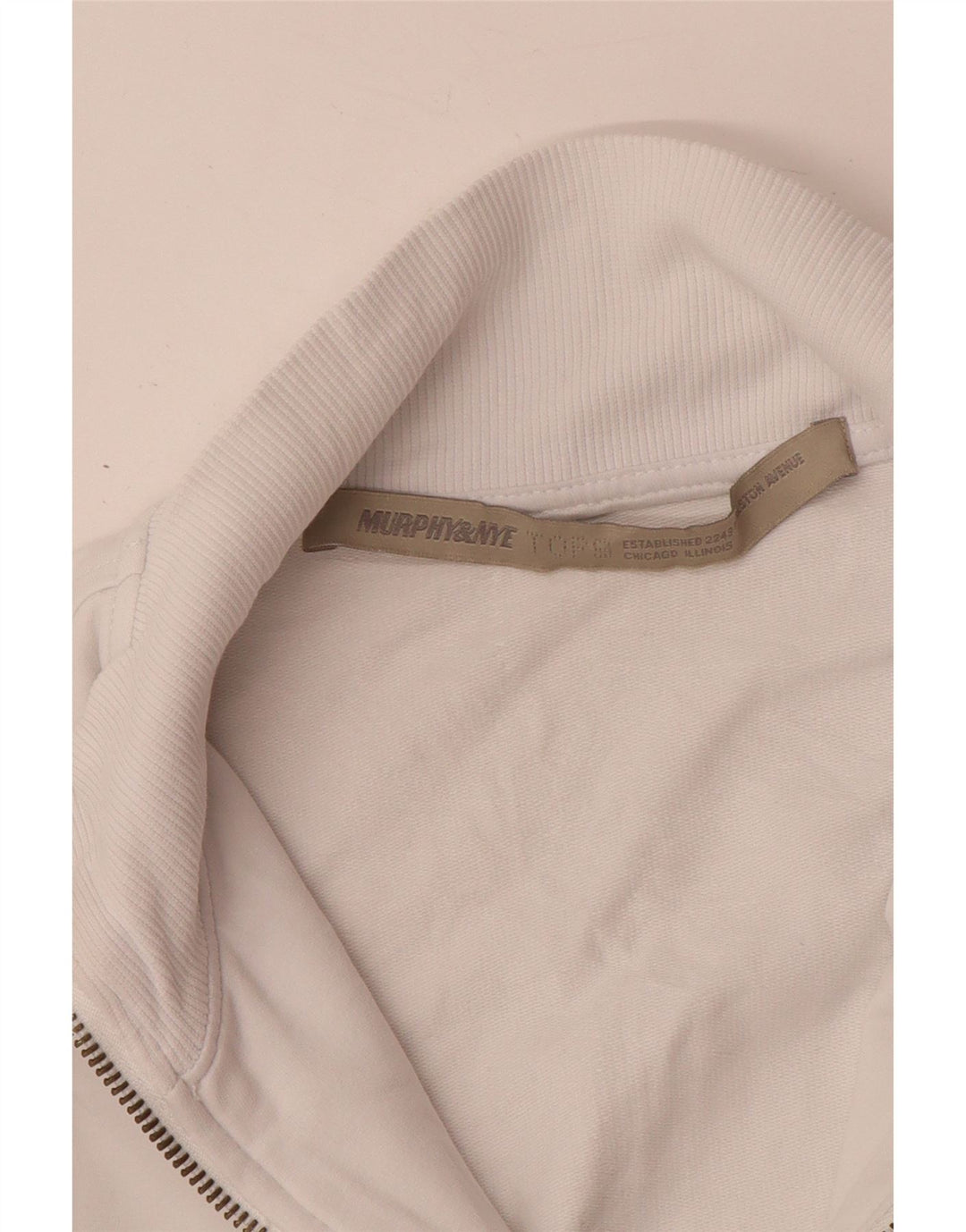 MURPHY & NYE Jachetă de trening grafică pentru femei UK 10 Small White