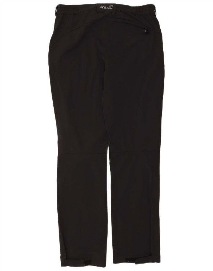 Jack Wolfskin Pantaloni cargo drepti pentru femei Mediu L30 L33 Poliester negru