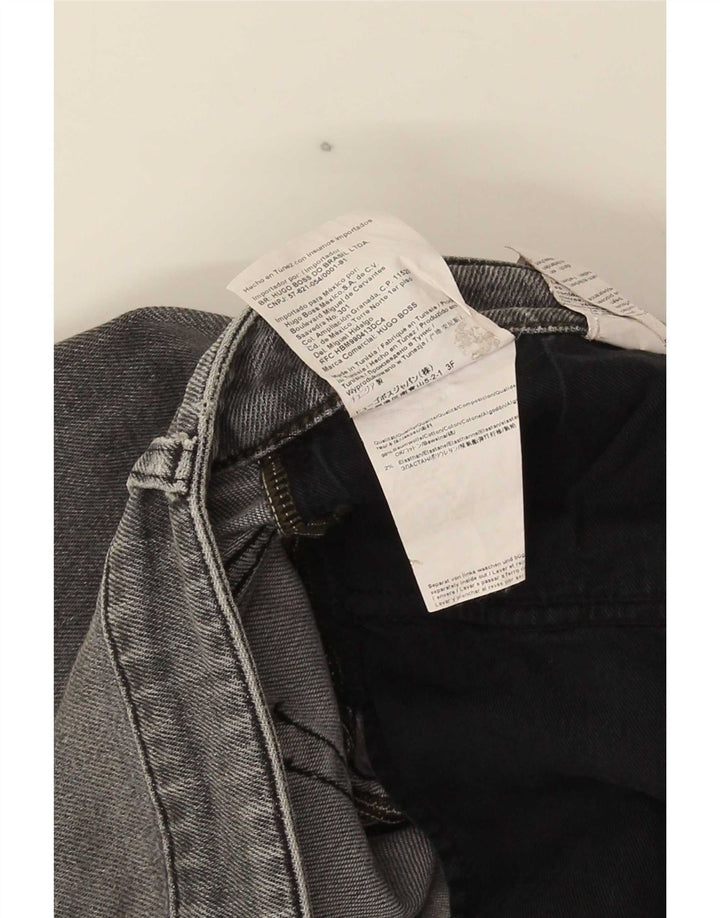 Blugi slim pentru bărbați Hugo Boss W38 L34 bumbac gri