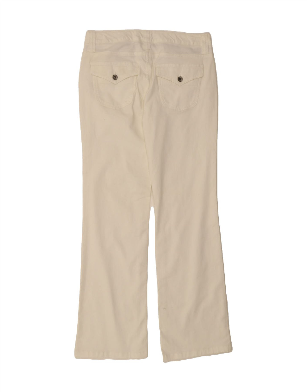 TOMMY HILFIGER Womens Bootcut Casual Trousers W32 L32 White Vintage Tommy Hilfiger and Second-Hand Tommy Hilfiger from Messina Hembry 