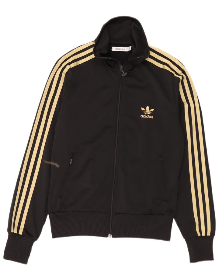 Jachetă de top pentru trening grafic Adidas pentru femei EU 38 Medium Black