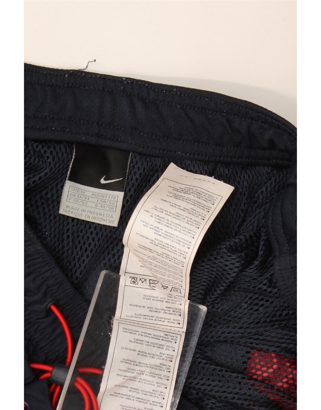 Pantaloni de trening NIKE Capri pentru bărbați, medii, albastru bleumarin, nailon color bloc