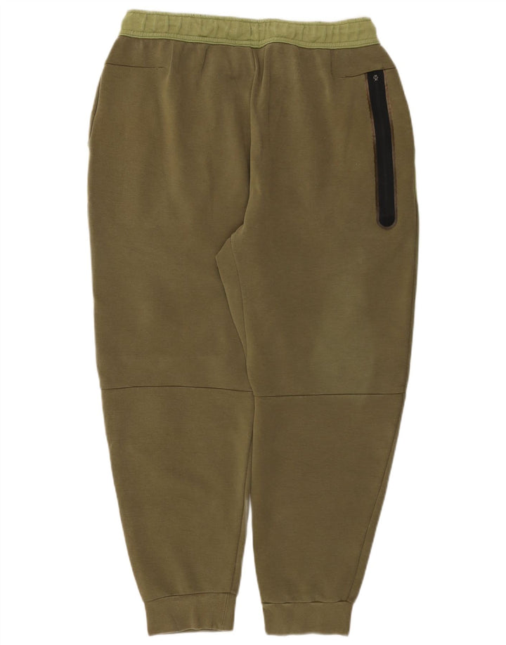 Pantaloni de trening pentru bărbați NIKE Pantaloni de jogging mari, kaki, bumbac color bloc