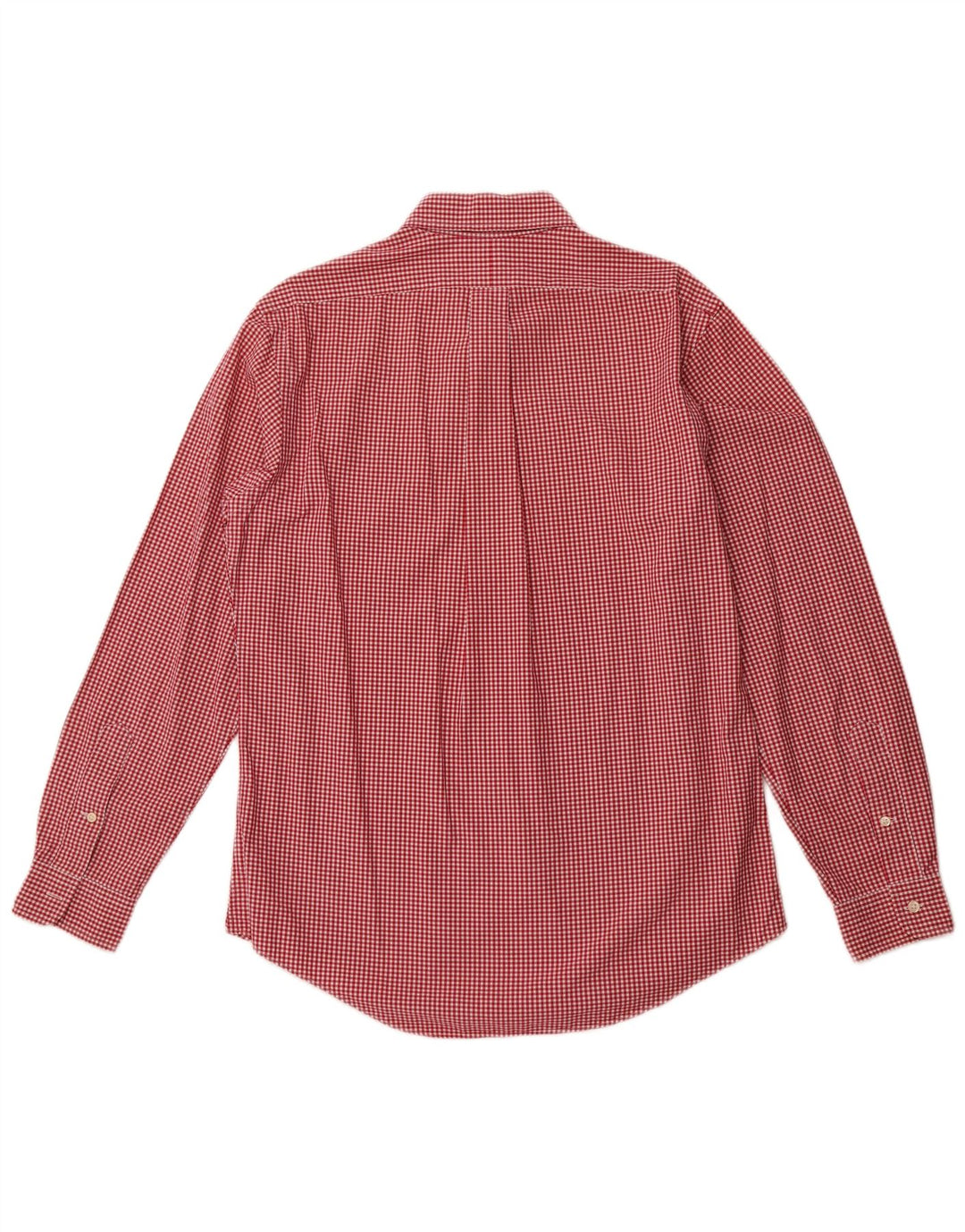 Cămașă Polo Ralph Lauren, personalizată, pentru bărbați, din bumbac vichy, roșu mediu