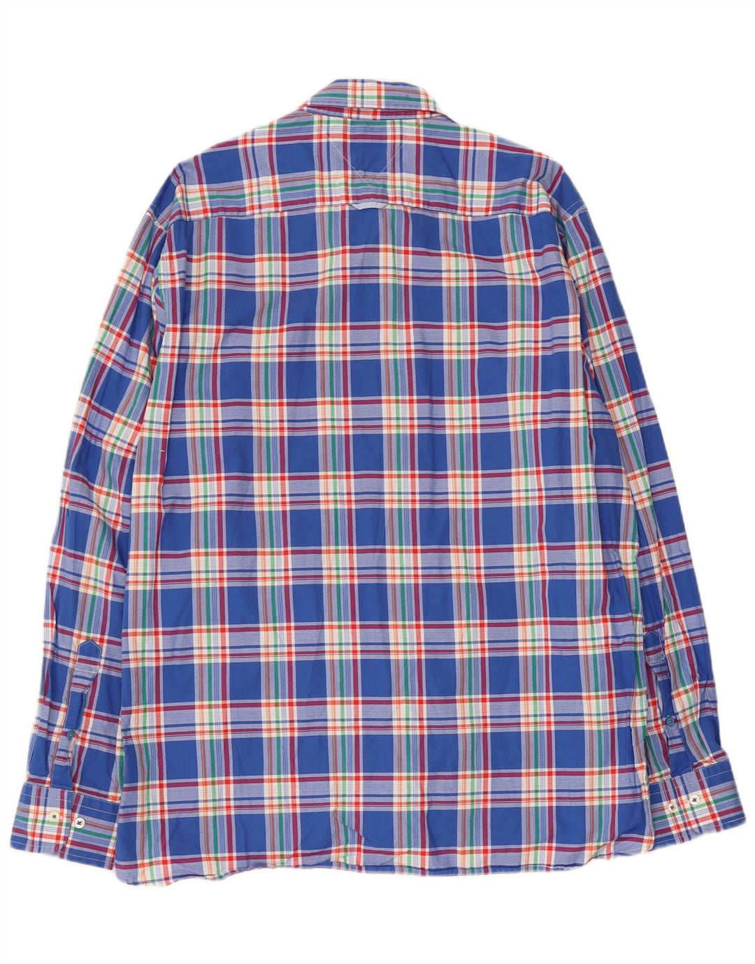 Cămașă personalizată pentru bărbați Tommy Hilfiger, XL, bumbac cu carouri albastre