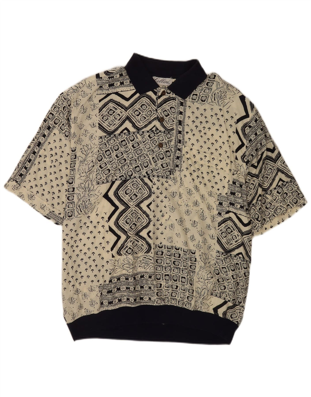 Cămașă pulover cu mânecă scurtă pentru bărbați Bellini IT 54 XL, multicolor, mozaic