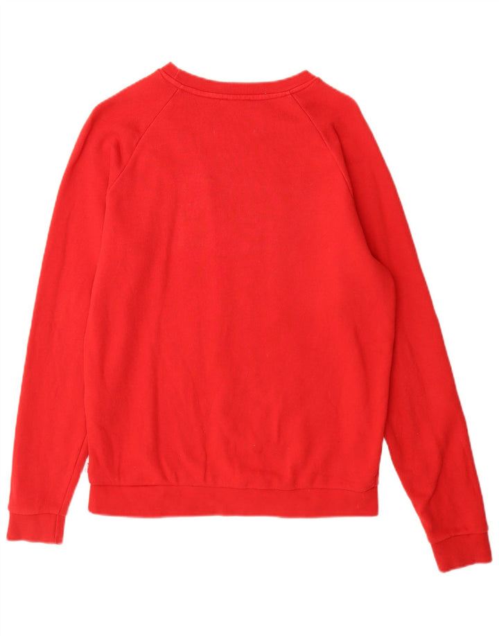 Pulover de hanorac supradimensionat pentru femei Levi's UK 6 XS Bumbac roșu