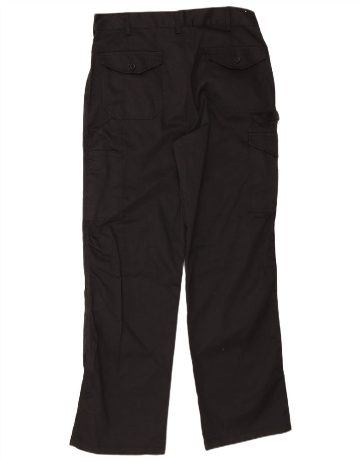 Pantaloni cargo drepti pentru bărbați Dickies L32 L30 Poliester negru