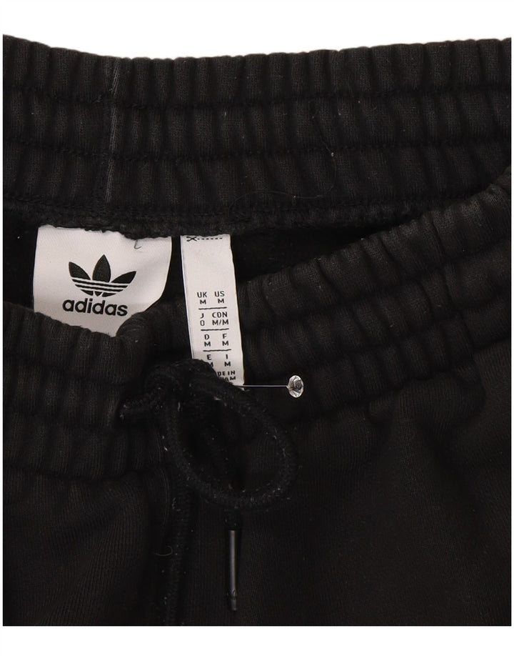 Pantaloni scurți sport pentru bărbați Adidas, bumbac mediu negru