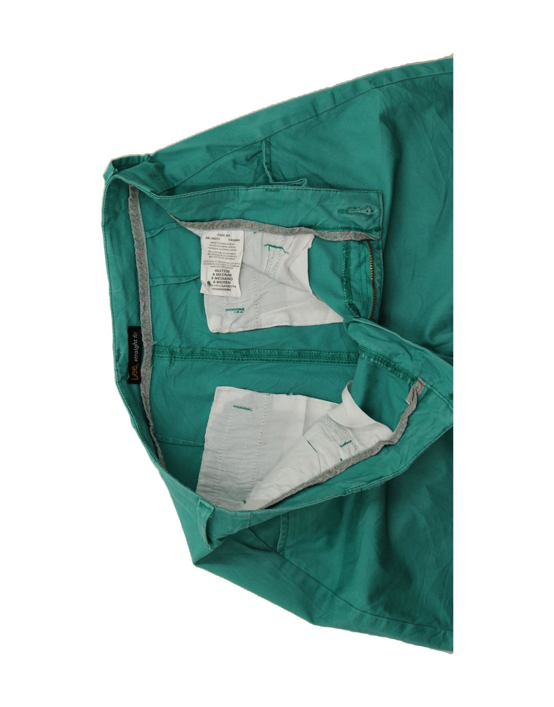 LEE Womens Casual Shorts US 8 Medium W30 Green Cotton Vintage Lee and Second-Hand Lee from Messina Hembry 