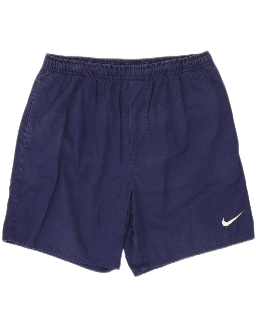 Pantaloni scurți sport NIKE pentru bărbați, bumbac, albastru bleumarin mediu