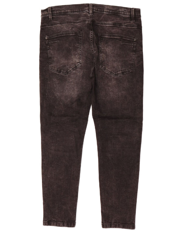 Blugi slim pentru bărbați Zara EU 44 Large W34 L27 Bumbac gri