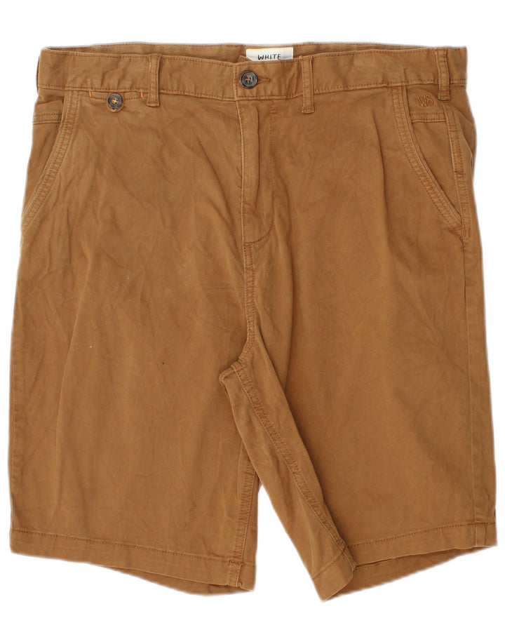 WHITE STUFF Pantaloni scurți chino pentru bărbați W34 mare, bej, bumbac