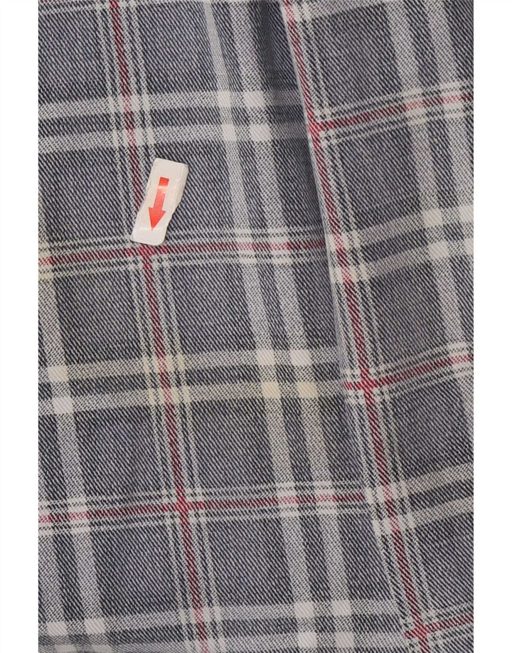 Blugi conici pentru femei Extreme W26 L29 Blue Check Bumbac