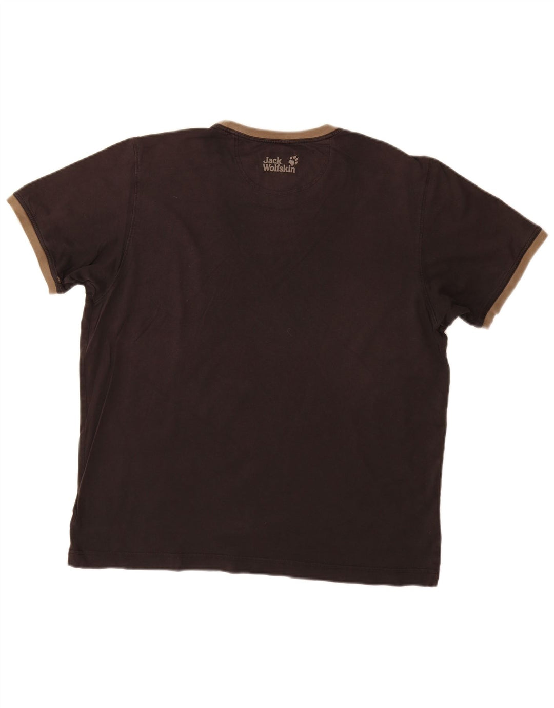 JACK WOLFSKIN Tricou grafic pentru bărbați Top UK 44 XL Bumbac negru