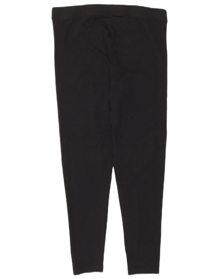 Leggings scurti pentru femei Marks & Spencer UK 14, mare, negru, bumbac