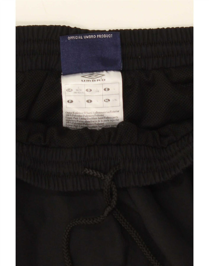 Pantaloni de trening Umbro pentru bărbați Pantaloni de jogging mari, negru, poliester