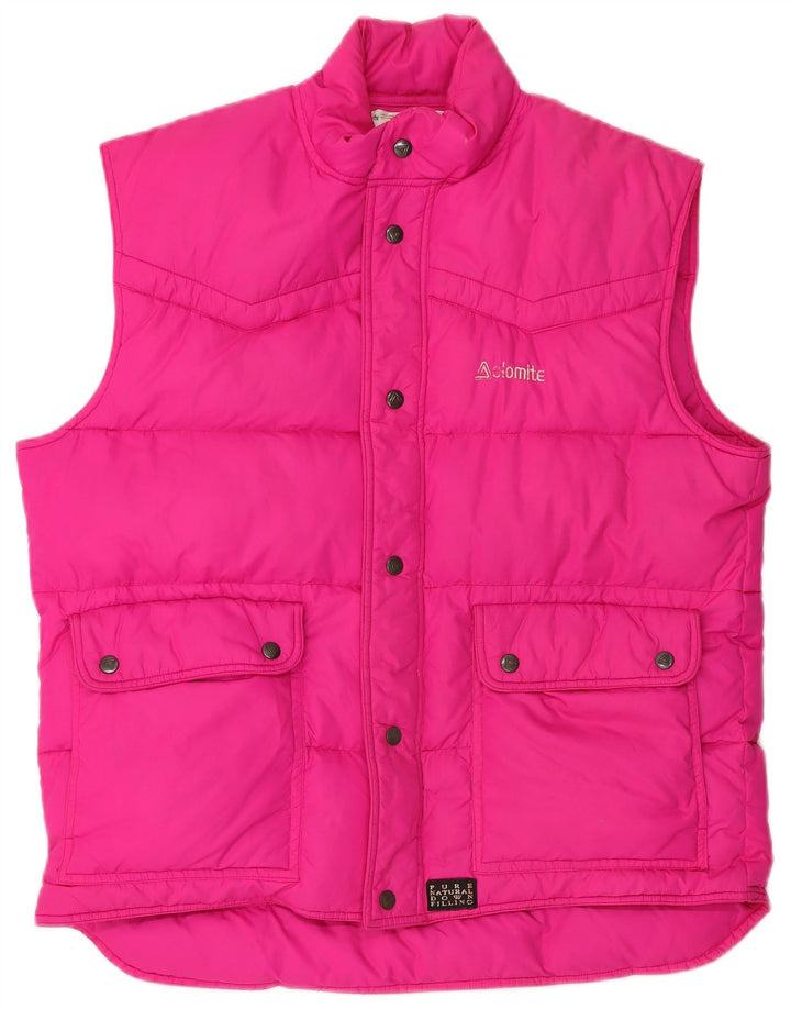 DOLOMITE Gilet căptușit supradimensionat pentru femei UK 16 Large Pink