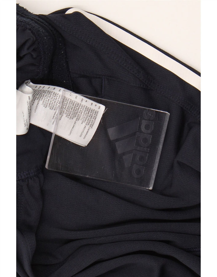 Pantaloni scurți sport pentru băieți Adidas 7-8 ani bleumarin poliester