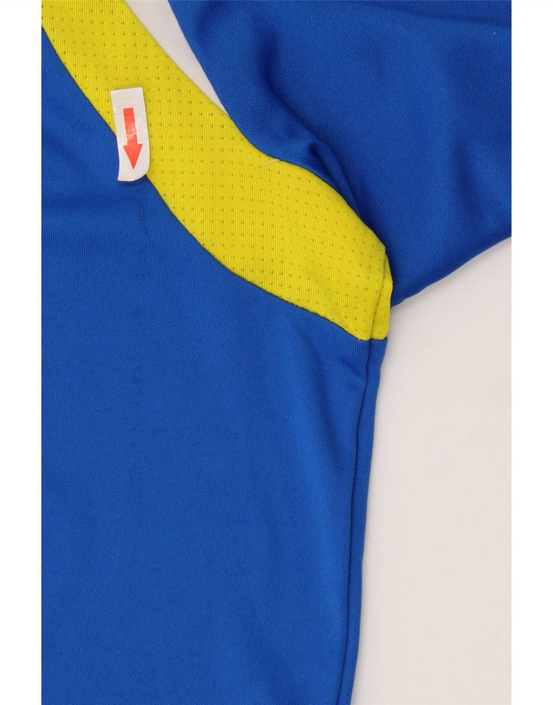 Tricou Adidas Climalite pentru bărbați Top mare, albastru, poliester color bloc