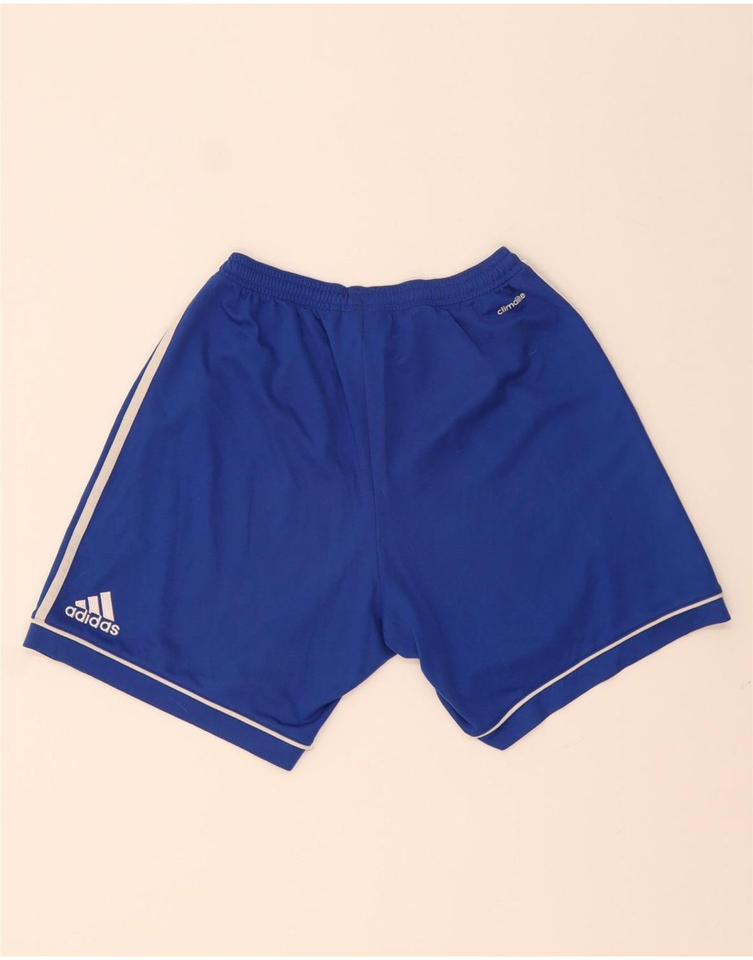 Pantaloni scurți sport pentru bărbați Adidas Climalite, poliester mic, albastru