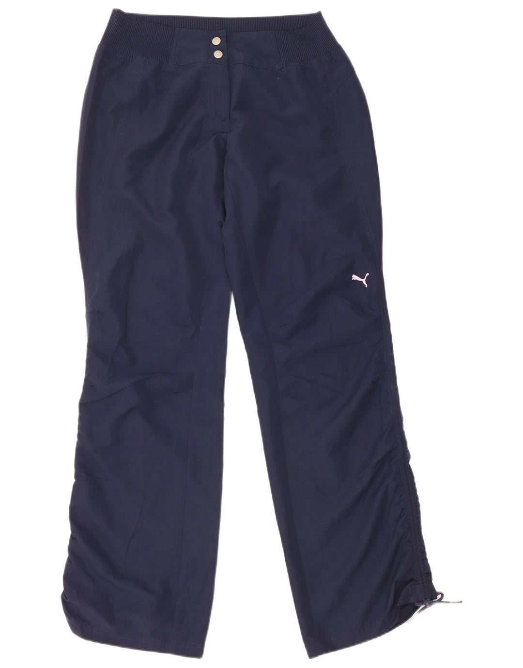 Pantaloni de trening PUMA pentru femei UK 12 Medium Bleumarin Poliester