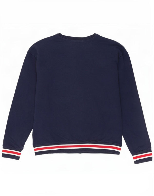 Pulover Fila Femei Pulover UK 14 Medium Bleumarin Bumbac