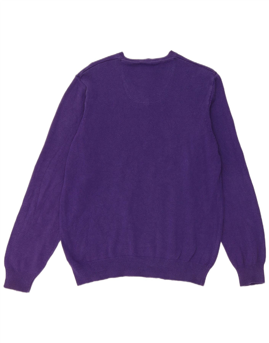 Pulover pentru bărbați Marks & Spencer, Blue Harbour, cu decolteu în V, violet mediu