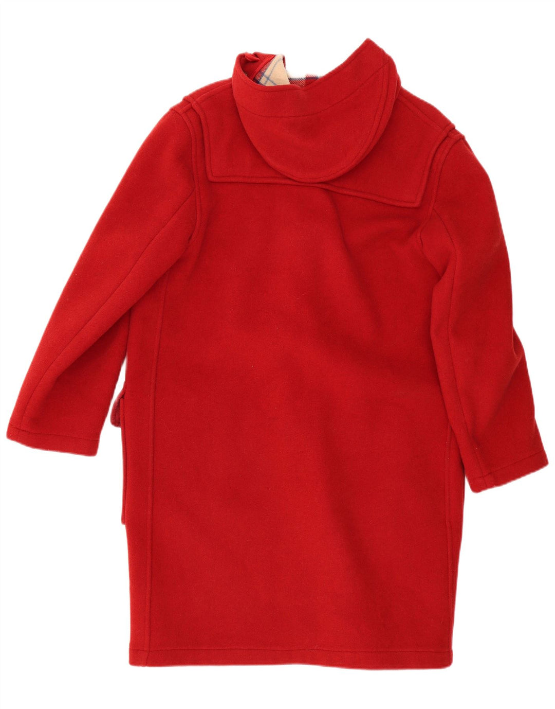 Palton Gloverall pentru femei, cu glugă, UK 18 XL, roșu