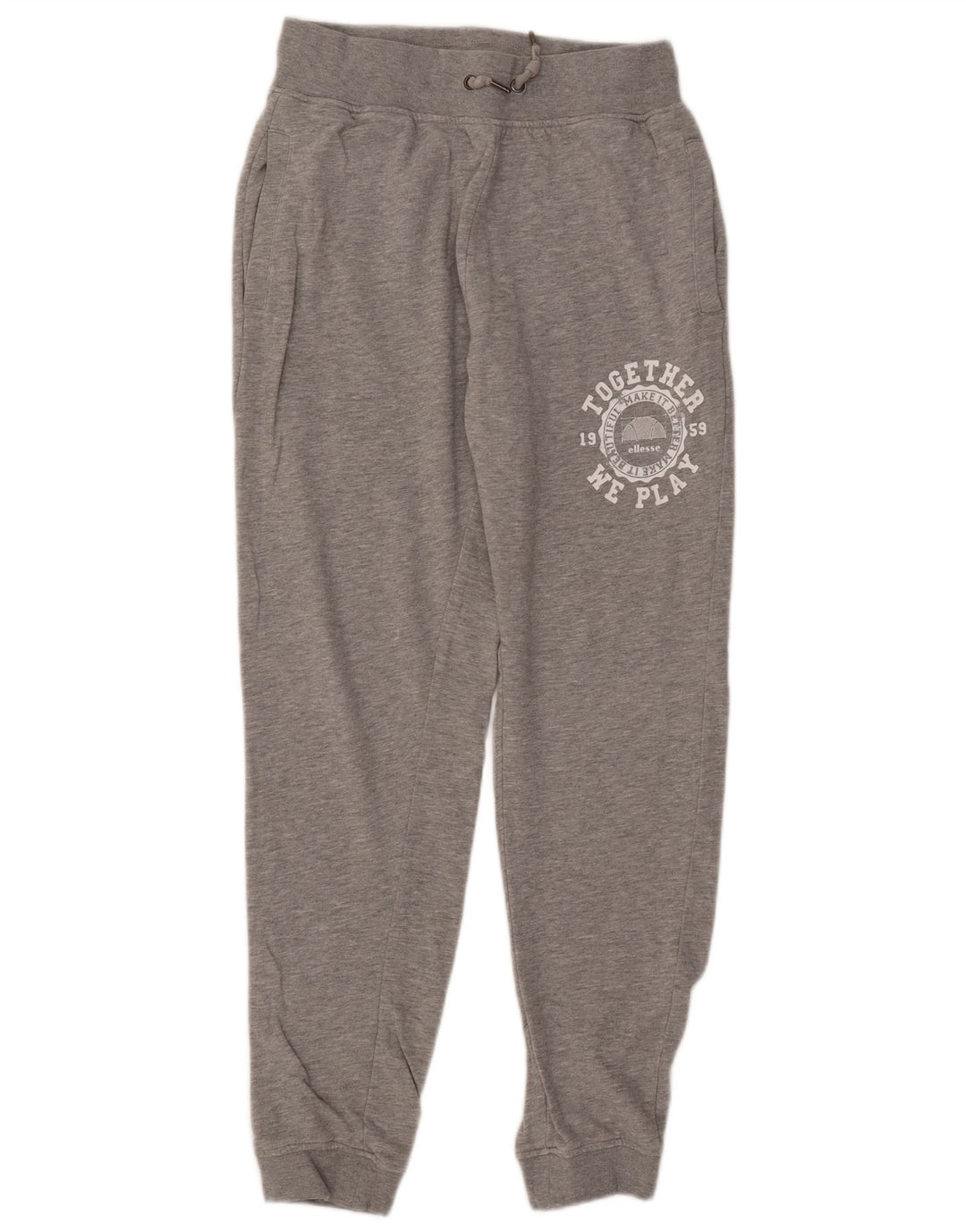 Pantaloni de trening grafic pentru bărbați ELLESSE Pantaloni de jogging, gri mediu, pete