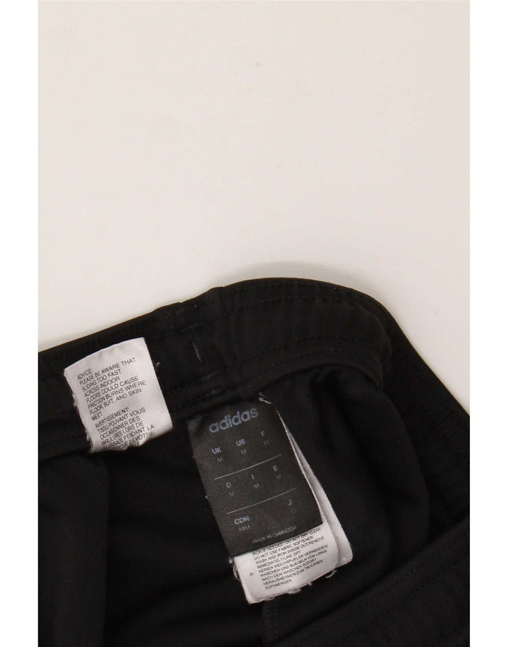 Adidas Pantaloni de trening Climalite pentru bărbați, poliester mediu negru
