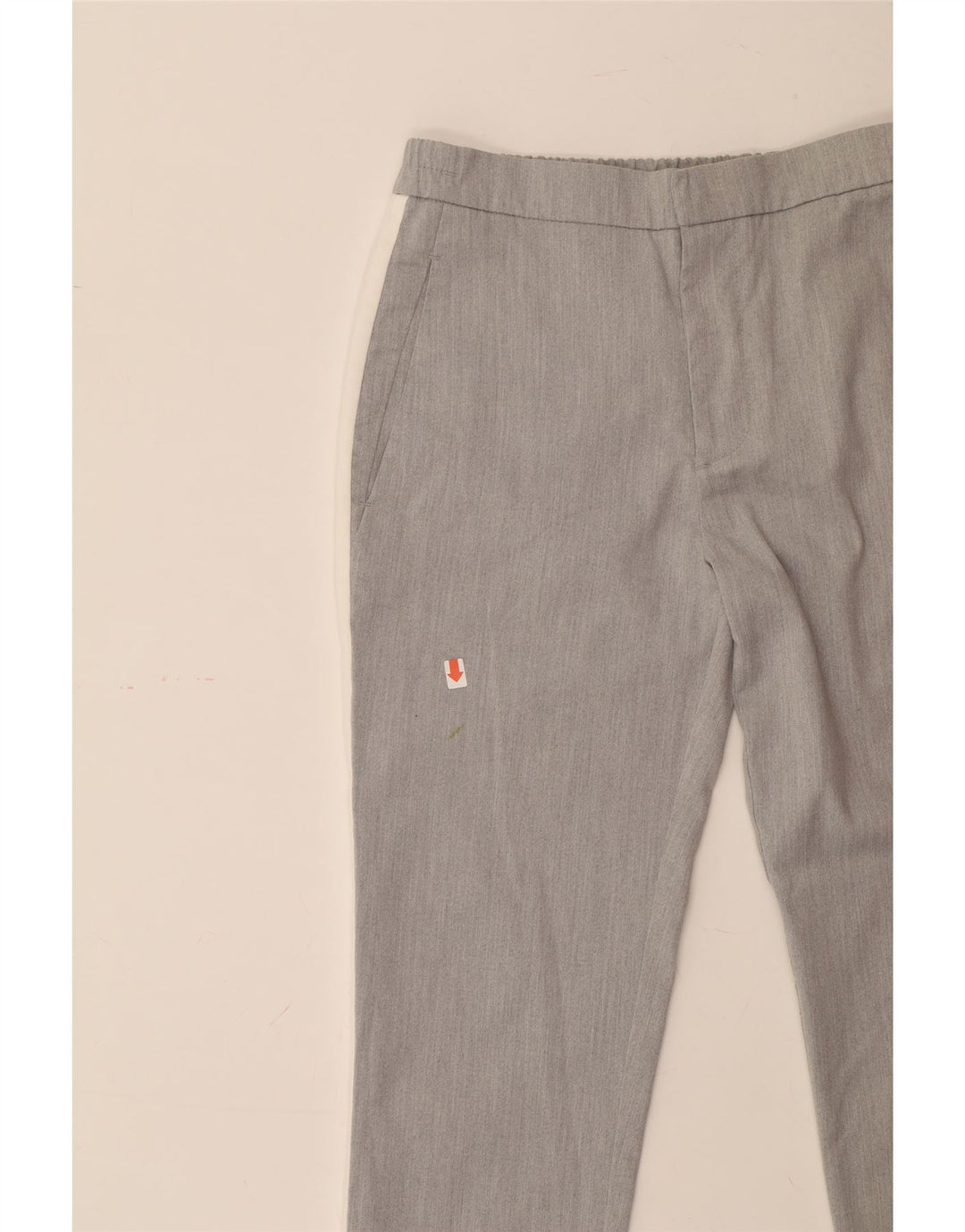 ZARA Womens Slim Chino Trousers Small W27 L26 Grey Vintage Zara and Second-Hand Zara from Messina Hembry 