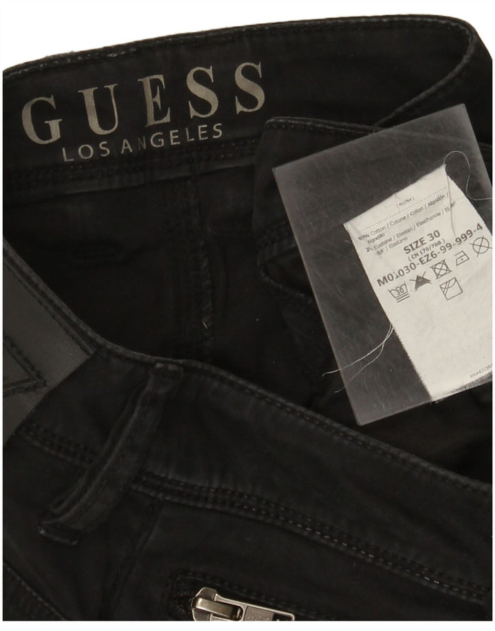 Blugi slim pentru femei Guess W30 L34 bumbac negru