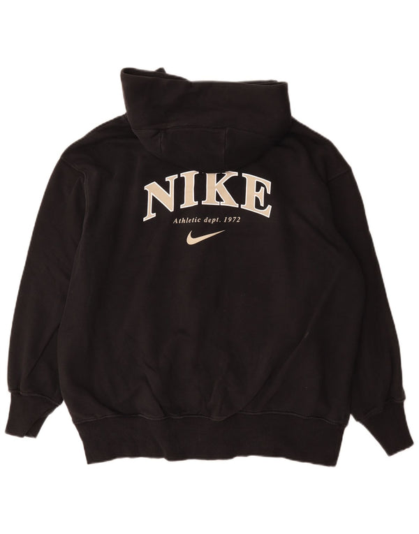 Pulover Nike Graphic Loose Fit Zip Hoodie XS Bumbac negru