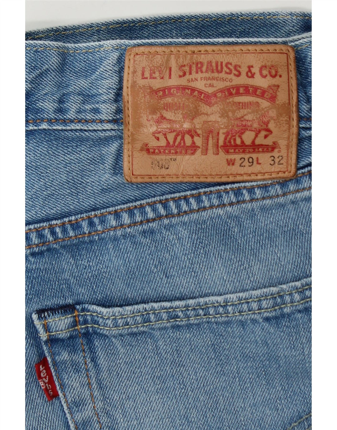 Blugi conici 508 Regular pentru bărbați LEVI'S L29 L30 Albastru
