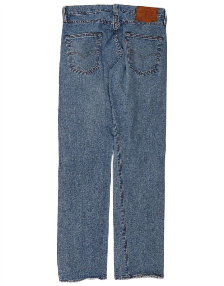 Blugi drepti pentru bărbați Levi's 501 W30 L32 Bumbac albastru