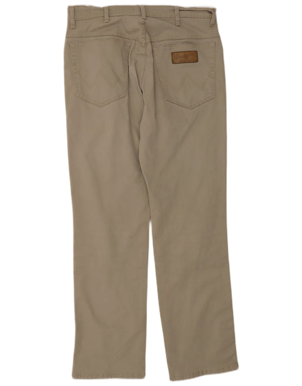 Pantaloni casual drepti Wrangler pentru bărbați Texas Stretch W32 L30 bumbac bej