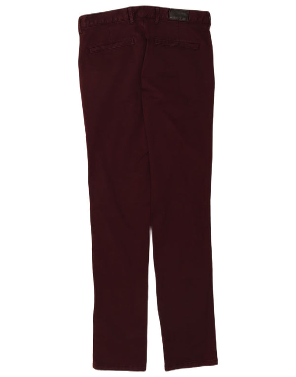 Pantaloni chino skinny pentru bărbați Zara EU 36 XS L29 L32 Bordeaux