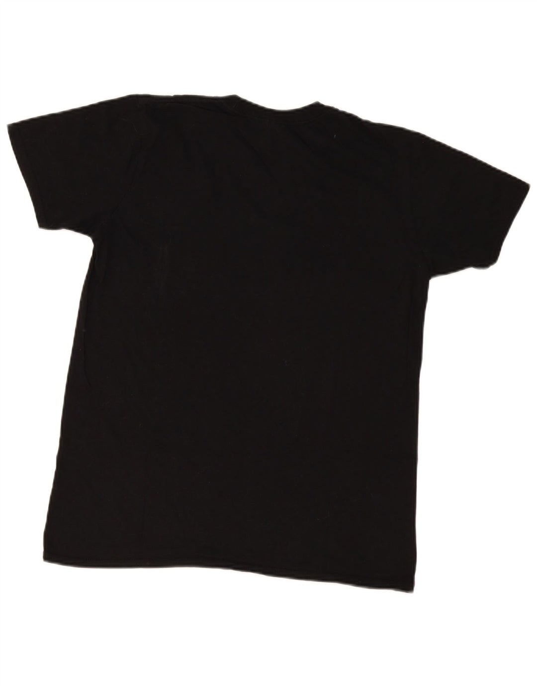 Tricou cu grafică obișnuită pentru bărbați vintage Top mediu negru bumbac