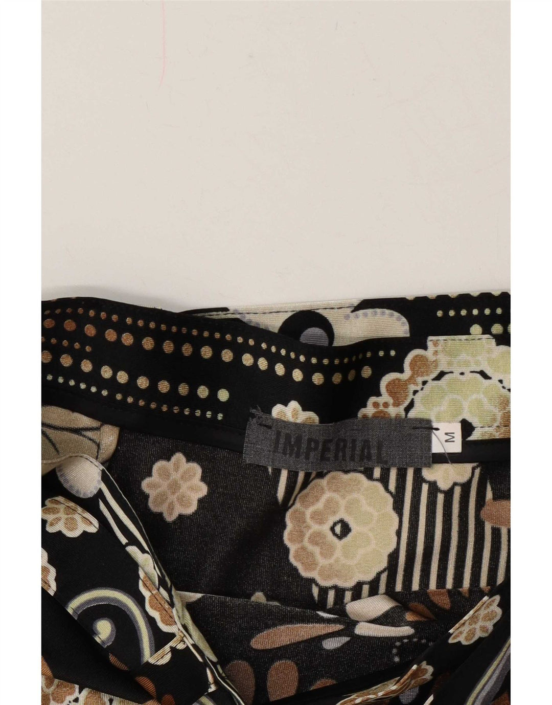 Fustă A-Line Grafică Imperial pentru Femei Medium W28 Negru Floral